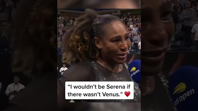 Serena showing love to her sister venus Serena showing love to her sister venus