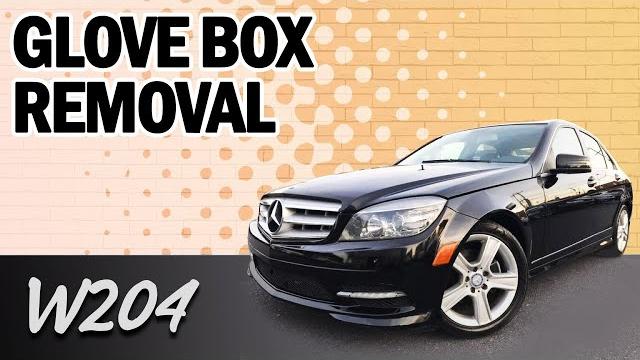 Mercedes-benz w204 c-class glove box removal Mercedes-benz w204 c-class glove box removal