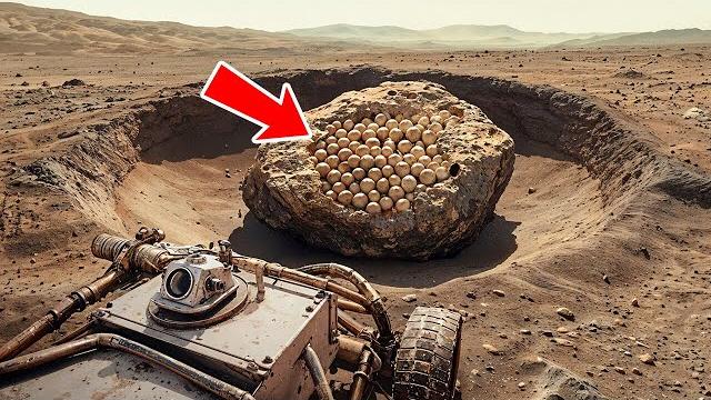 Nasa found a strange rock on mars that looks alive Nasa found a strange rock on mars that looks alive