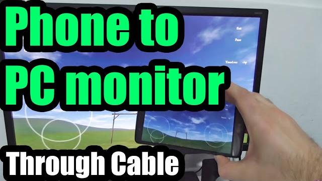 How to connect smartphone to pc monitor through cable (lg g3) How to connect smartphone to pc monitor through cable (lg g3)