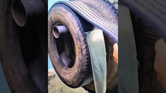 Tire restoration with new tread Tire restoration with new tread