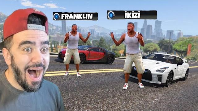 Franklin yolda ikizini buldu arabasini aldi - gta 5 mods Franklin yolda ikizini buldu arabasini aldi - gta 5 mods