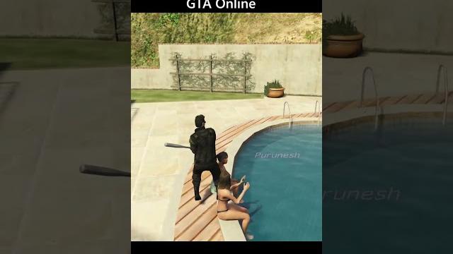 Best swimming instructor gta online #shorts Best swimming instructor gta online #shorts