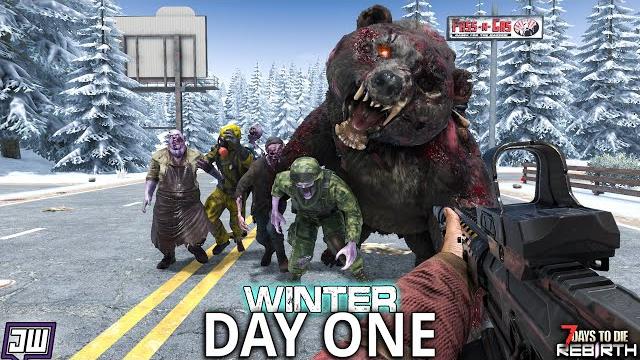 Winter: day one! | 7 days to die: save the world Winter: day one! | 7 days to die: save the world