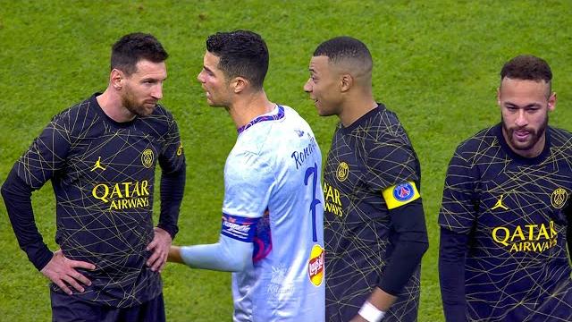 Messi, ronaldo, neymar & mbappe showing their class in 2023 Messi, ronaldo, neymar & mbappe showing their class in 2023