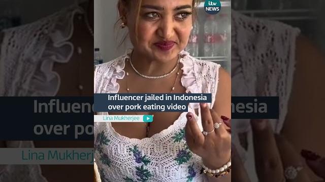 Influencer jailed in indonesia over pork eating video #indonesia #pork #influencer #bali Influencer jailed in indonesia over pork eating video #indonesia #pork #influencer #bali