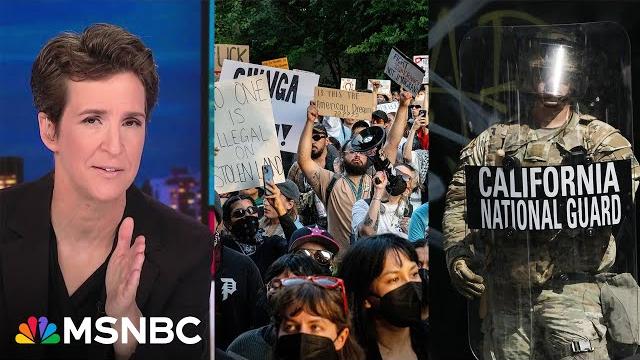 No ideas, no skills: maddow rips panicking trump for rushing to military last resort in l.a. No ideas, no skills: maddow rips panicking trump for rushing to military last resort in l.a.