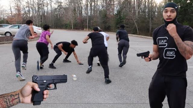 Spin the bottle challenge with glock 23 bb gun Spin the bottle challenge with glock 23 bb gun