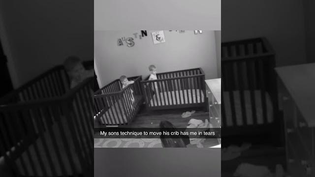 Unique strategy to move crib Unique strategy to move crib