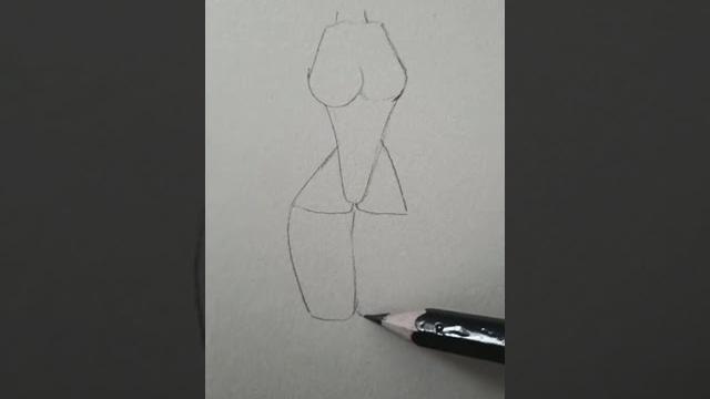 Easy way to draw female body Easy way to draw female body