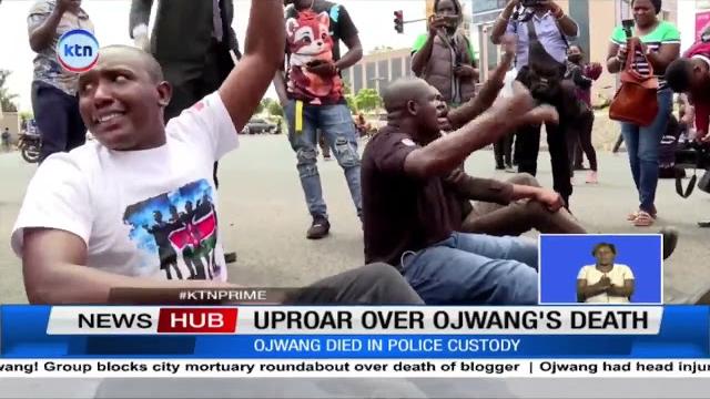 Protestors gather outside the nairobi funeral home demanding justice for albert ojwang's death Protestors gather outside the nairobi funeral home demanding justice for albert ojwang's death