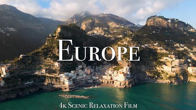 Europe 4k - scenic relaxation film with calming music Europe 4k - scenic relaxation film with calming music