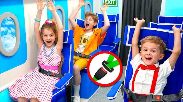 Eva and airplane adventures for kids Eva and airplane adventures for kids