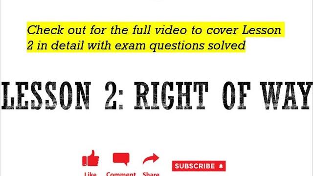 #shorts | lesson 2: right of way | right before left | exams questions solved | 5 points questions #shorts | lesson 2: right of way | right before left | exams questions solved | 5 points questions