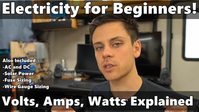 Electricity explained: volts, amps, watts, fuse sizing, wire gauge, ac/dc, solar power and more! Electricity explained: volts, amps, watts, fuse sizing, wire gauge, ac/dc, solar power and more!
