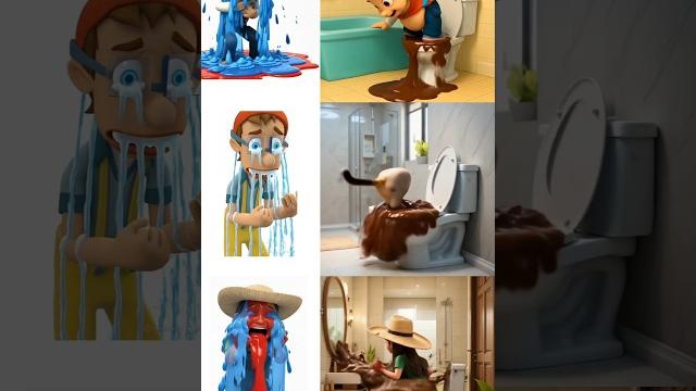 Paw patrol ryder captain turbot and farmer yumi deal with a sudden stomach problem #shorts Paw patrol ryder captain turbot and farmer yumi deal with a sudden stomach problem #shorts