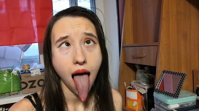 Ahegao long tongue Ahegao long tongue