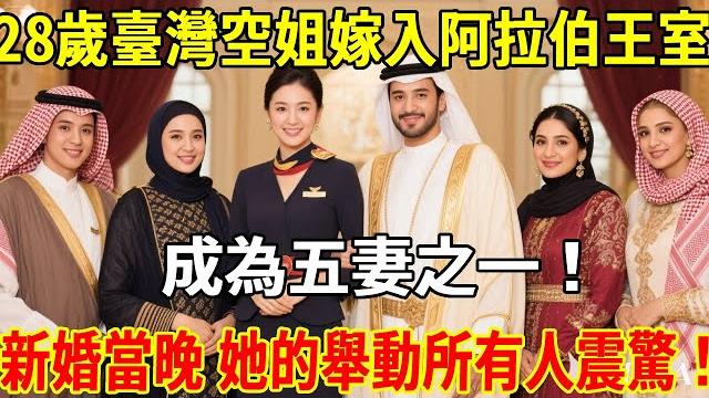 28岁台湾空姐嫁入阿拉伯王室,成为五妻之一!新婚当晚 她的举动所有人震惊!#民间故事 #人生感悟 28岁台湾空姐嫁入阿拉伯王室,成为五妻之一!新婚当晚 她的举动所有人震惊!#民间故事 #人生感悟