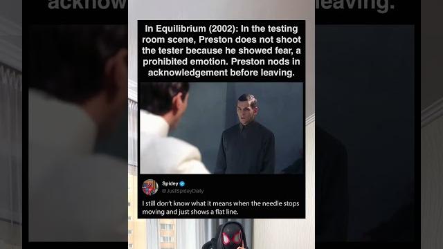 Equilibrium (2002): in the testing room scene Equilibrium (2002): in the testing room scene