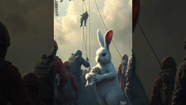 When a baby was trapped in a burning train a brave rabbit jumped in#rabbitrescue #animalrescue #pet When a baby was trapped in a burning train a brave rabbit jumped in#rabbitrescue #animalrescue #pet