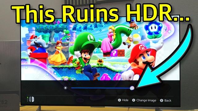 I measured nintendo switch 2's hdr settings - no wonder most games look awful. here's the fix. I measured nintendo switch 2's hdr settings - no wonder most games look awful. here's the fix.