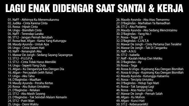 Lagu enak didengar saat santai & kerja - lagu pop hits indonesia Lagu enak didengar saat santai & kerja - lagu pop hits indonesia