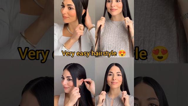 Very easy hairstyle #hairstyle #easyhairstyle #haircut #straighthair #youtubeshort #shortvideo Very easy hairstyle #hairstyle #easyhairstyle #haircut #straighthair #youtubeshort #shortvideo