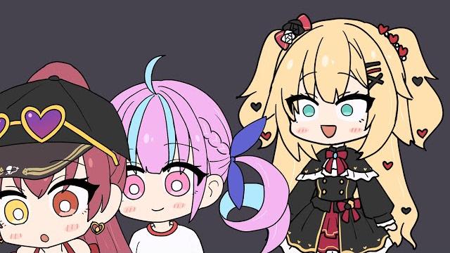 Aqua goes crazy at the sudden appearance of haachama【hololive animated clip /eng sub】【marine /aqua】 Aqua goes crazy at the sudden appearance of haachama【hololive animated clip /eng sub】【marine /aqua】