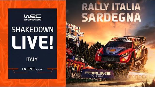 Live shakedown | wrc rally italia sardegna 2025 Live shakedown | wrc rally italia sardegna 2025
