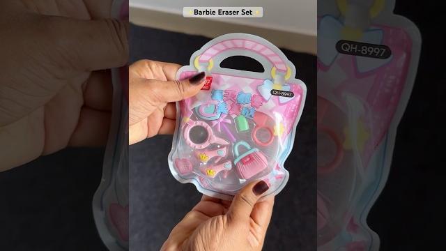 Cutest barbie accessories eraser set #barbie #eraser #stationery #stationary #kawaii #cute #pink Cutest barbie accessories eraser set #barbie #eraser #stationery #stationary #kawaii #cute #pink