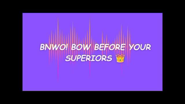 Bnwo. femdomme. bow to your superiors Bnwo. femdomme. bow to your superiors