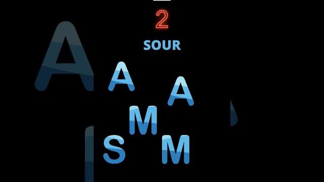 Guess the malay word (adjectives): sour Guess the malay word (adjectives): sour