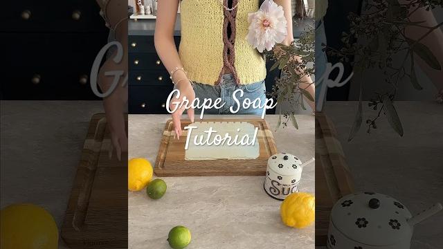 🫧grape soap tutorial #aesthetic #asmr #diy #diysoap #soapbar #girly #fyp #soapmaking #tutorial 🫧grape soap tutorial #aesthetic #asmr #diy #diysoap #soapbar #girly #fyp #soapmaking #tutorial