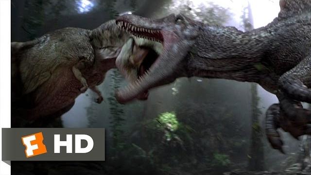 Jurassic park 3 (3/10) movie clip - spinosaurus vs. t-rex (2001) hd Jurassic park 3 (3/10) movie clip - spinosaurus vs. t-rex (2001) hd