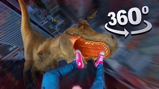 360º fear of heights! jurassic world vr experience 360º fear of heights! jurassic world vr experience