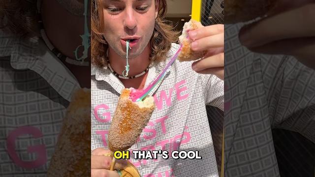 Eating rainbow food in tokyo japan Eating rainbow food in tokyo japan