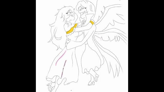 Gatomon and lily Gatomon and lily