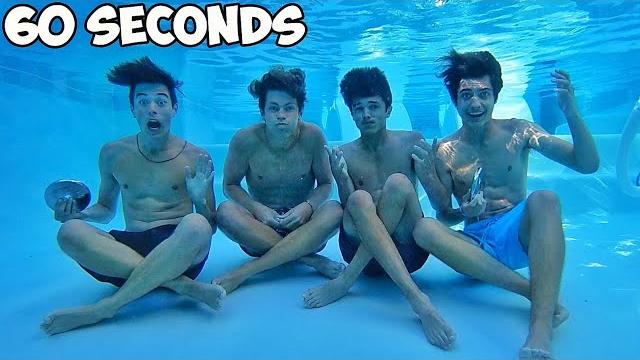 Who can hold their breath the longest? - squad olympics challenge Who can hold their breath the longest? - squad olympics challenge