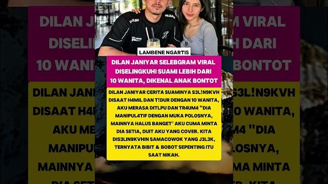 Diselingkuhi suami lebih dari 10 wanita‼️ #selebgram #tiktokers #dilanjaniyar #selingkuh #shorts Diselingkuhi suami lebih dari 10 wanita‼️ #selebgram #tiktokers #dilanjaniyar #selingkuh #shorts