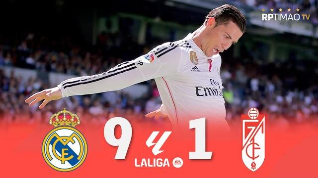 Real madrid 9 x 1 granada (c. ronaldo 5 goals) ● la liga 14/15 goals & highlights ᴴᴰ Real madrid 9 x 1 granada (c. ronaldo 5 goals) ● la liga 14/15 goals & highlights ᴴᴰ