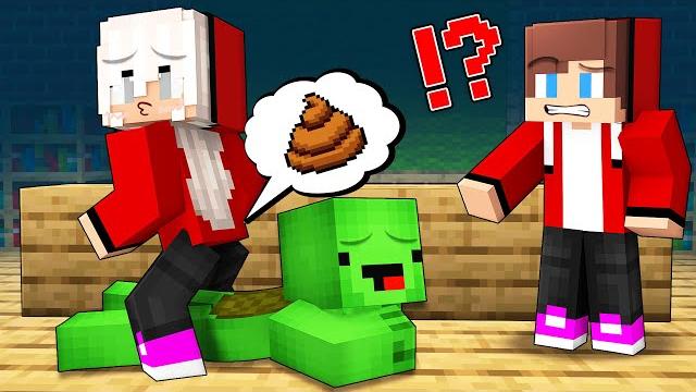 Jj`s girl pranked poor mikey with poop in minecraft - maizen Jj`s girl pranked poor mikey with poop in minecraft - maizen