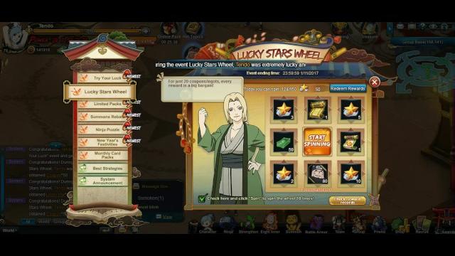 Naruto online events lucky star wheel Naruto online events lucky star wheel