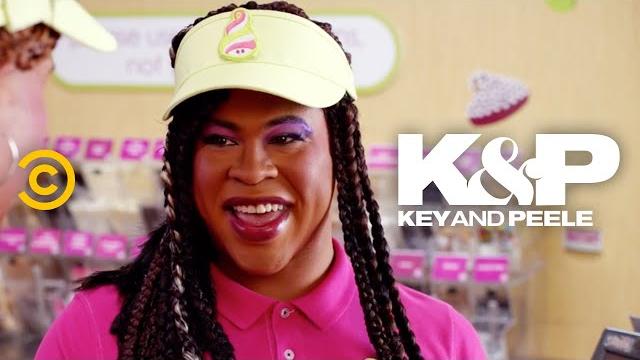 The perks of working at a froyo shop - key & peele The perks of working at a froyo shop - key & peele