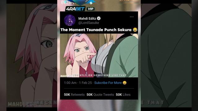 The moment tsunade punch sakura wait for end The moment tsunade punch sakura wait for end