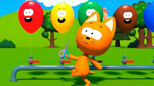 Learning colors video for toddlers meowmeow kitty - nursery games for kids with balloons Learning colors video for toddlers meowmeow kitty - nursery games for kids with balloons