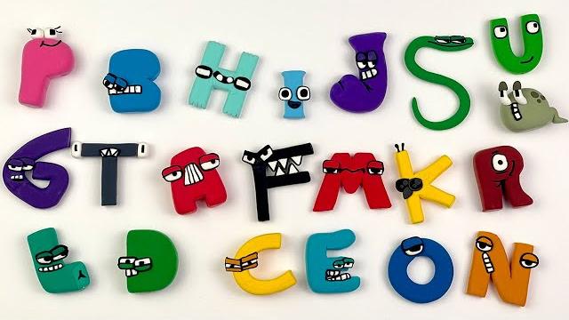 How to make all alphabet lore with clay How to make all alphabet lore with clay