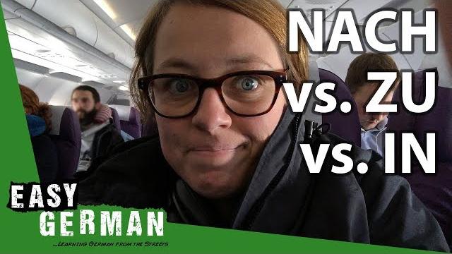 Nach vs. zu vs. in | super easy german (89) Nach vs. zu vs. in | super easy german (89)