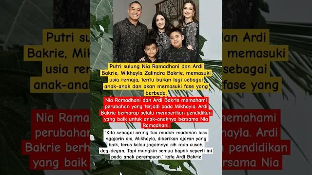 Mikhaila putri nia ramadhani beranjak dewasa,campur aduk perasaan ardi bakrie #shorts #trending #fyp Mikhaila putri nia ramadhani beranjak dewasa,campur aduk perasaan ardi bakrie #shorts #trending #fyp
