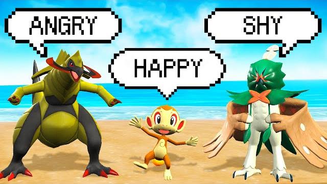 Choose your starter pokemon by their personality! Choose your starter pokemon by their personality!