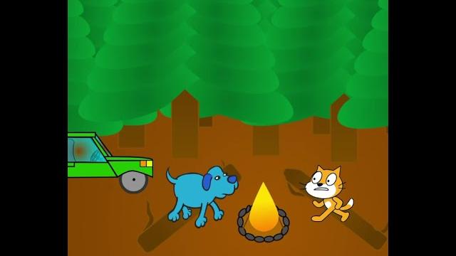 Scratch кот и восстание машин - 3 серия Scratch кот и восстание машин - 3 серия